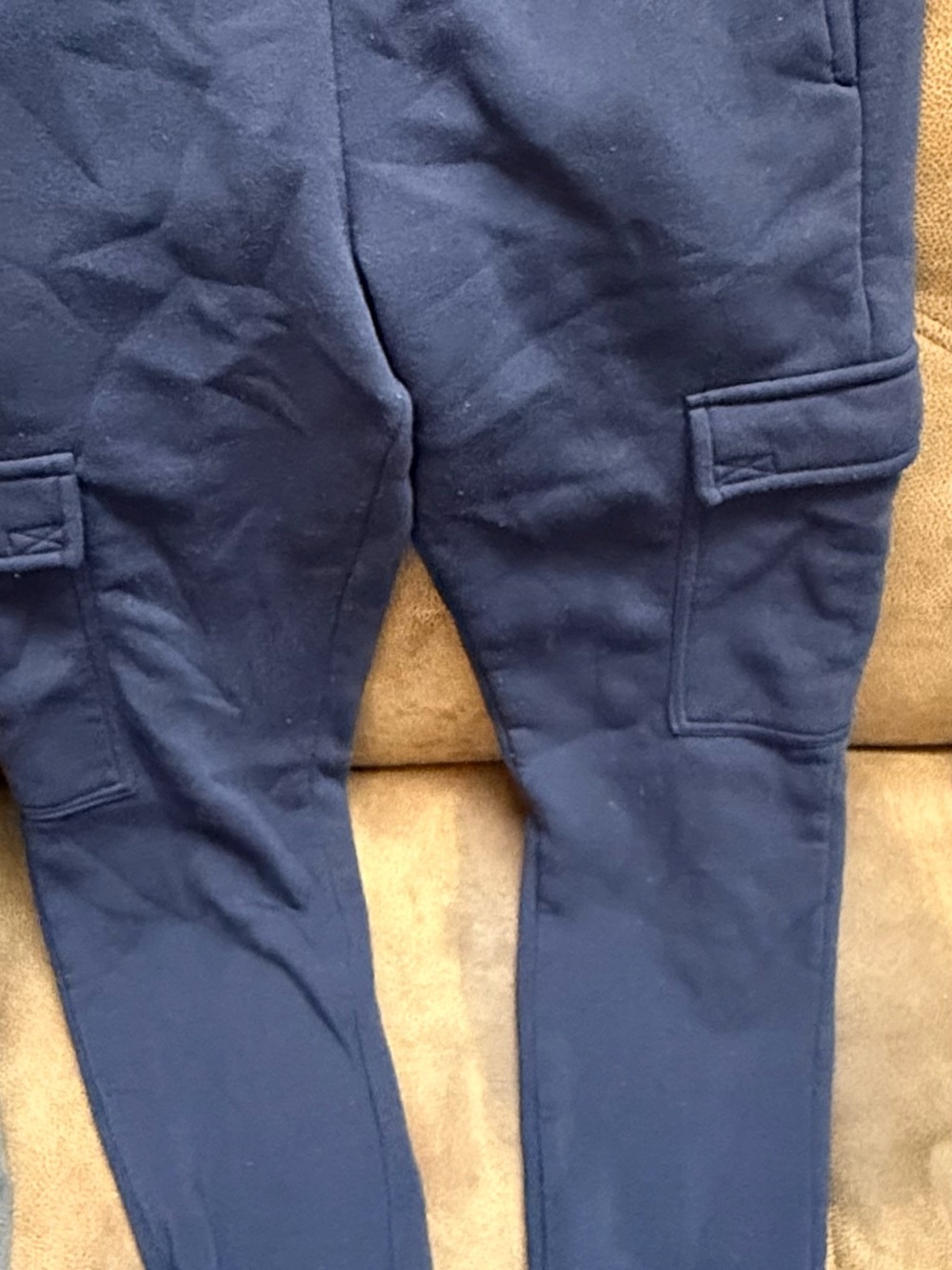 Slim Fit Navy Cargo Pants for Men - Everyday Utility
